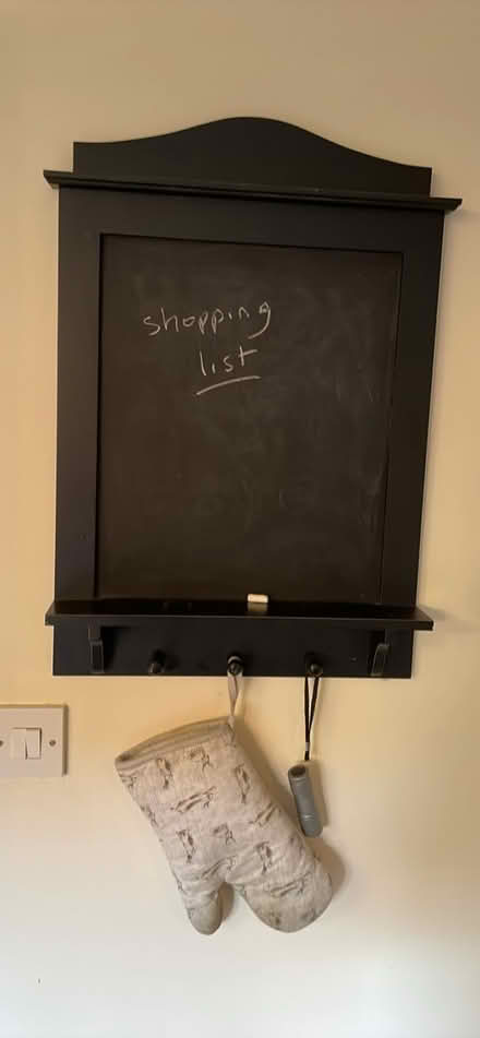Photo of free Chalkboard with hooks (CV23, Coton Park) #2