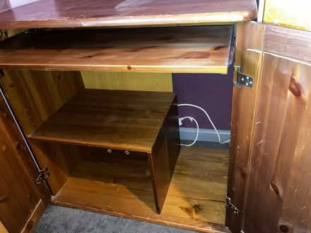 Photo of free Wooden PC/Computer Cabinet Desk (Chard TA20) #2