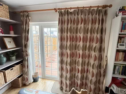 Photo of free Patio / french door curtains + curtain pole (New Marston OX3) #1