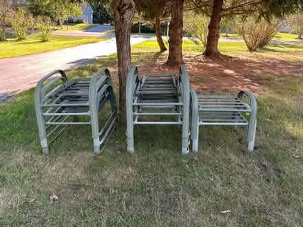 Photo of free 6 chairs-2 foot stool (no cushion) (Kemptville) #1