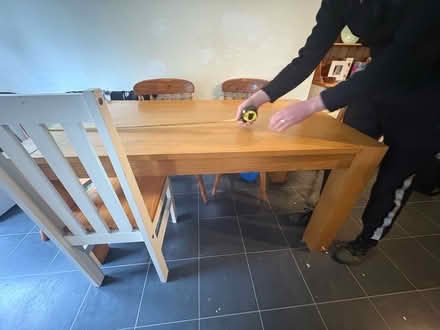 Photo of free Wooden dining table *heavy* (Gipton LS8) #3