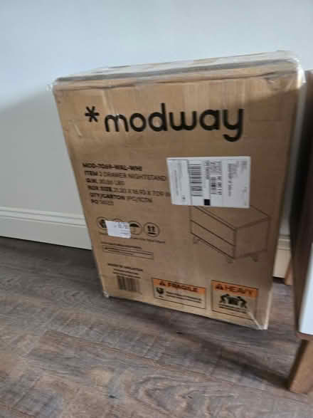 Photo of free Set of 2 new nightstands (Comet Apts) #2