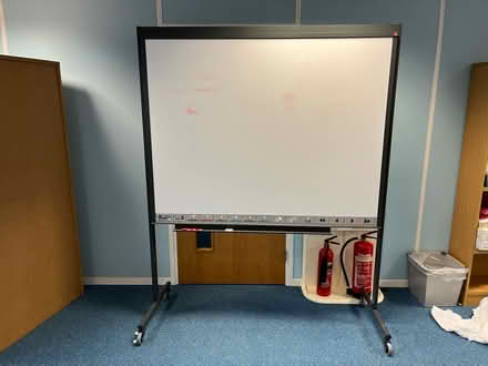 Photo of free Large whiteboard on wheeled stand (Trowbridge BA14) #1