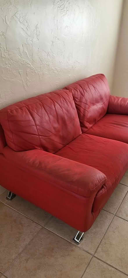 Photo of free Red Sofa and Chair- Hollywood Beach (Hollywood Beach) #2