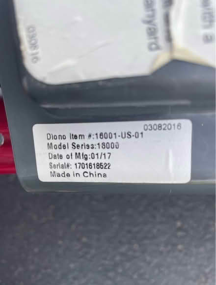 Photo of free Diono Car Seats (Woodridge) #2