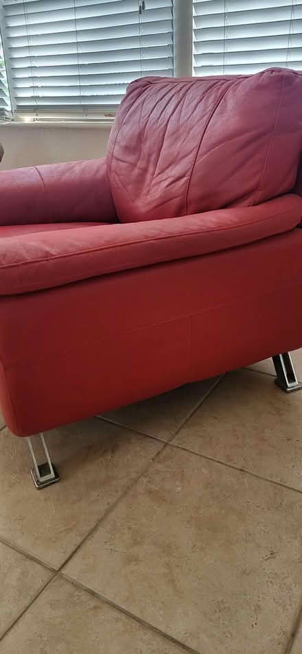 Photo of free Red Sofa and Chair- Hollywood Beach (Hollywood Beach) #3