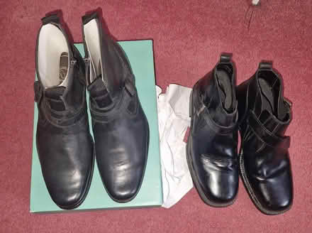 Photo of free Men's black boots x2 (Addiscombe CR0) #1
