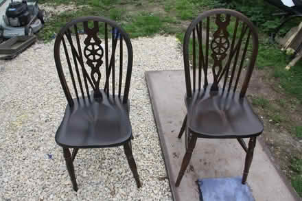 Photo of free Pair of dining chairs (East Hanney OX120) #1