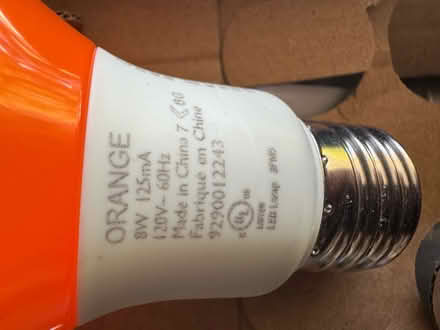 Photo of free 4 Orange LED bulbs (Downers Grove - South) #2