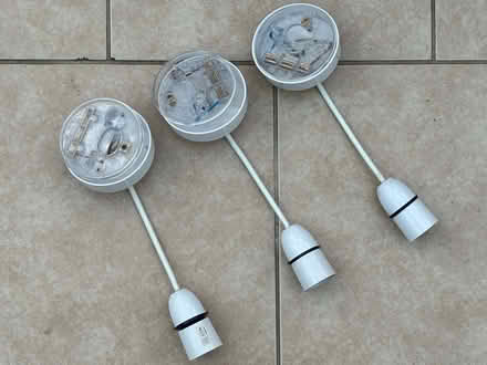 Photo of free Ceiling Rose, Cable and Connector x 3 (Kennington OX1) #1