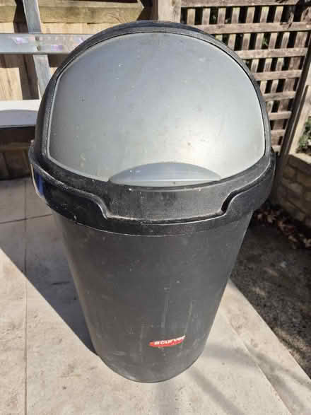 Photo of free Curver black plastic bullet bin 50L (Eton SL4) #1
