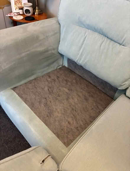 Photo of free 2 seater sofa, duck egg blue (Calow S44) #2