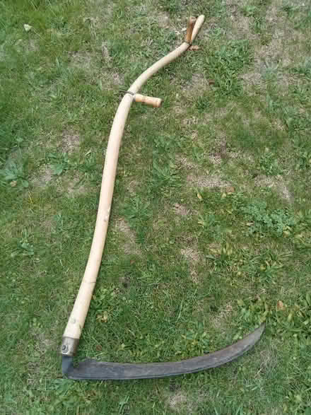 Photo of free manual lawnmower + large scythe (Tollesbury CM9) #3