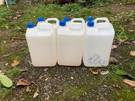 Photo of free 5 litre plastic bottles x6 (Wiveliscombe TA4) #1