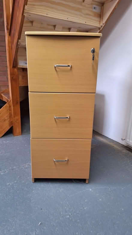 Photo of free 3 drawer lockable filing cabinet (Bagshot GU19) #1
