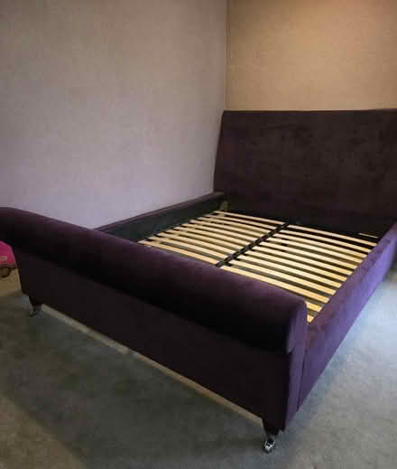 Photo of free King size bed frame (Winchmore Hill N21) #1