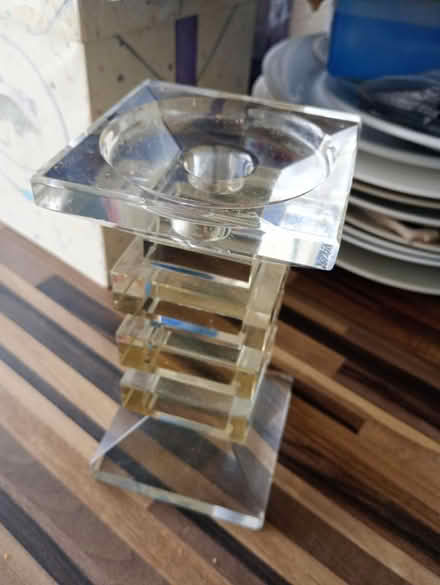 Photo of free Glass candle holder 2X (Dagenham RM10) #1