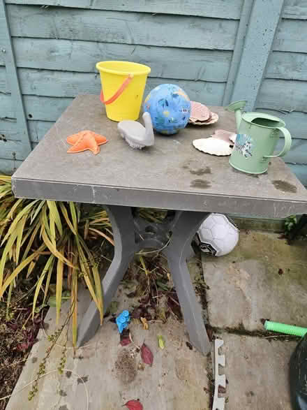 Photo of free Plastic garden table (CV8) #1