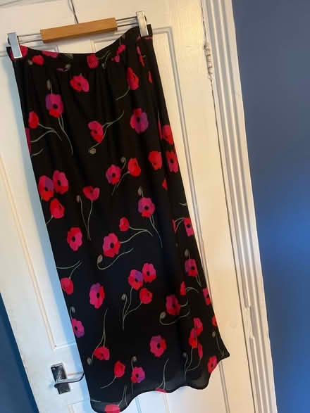 Photo of free Dancing Leopard Black Floral Midi Skirt. Size 12. (Southsea PO4) #4