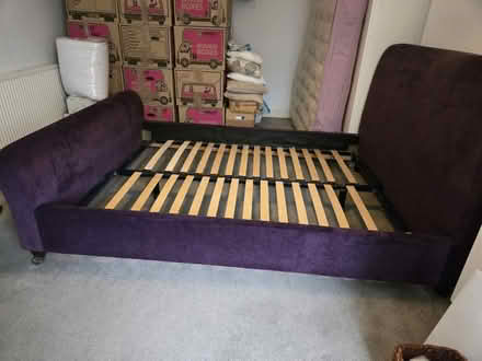 Photo of free King size bed frame (Winchmore Hill N21) #4