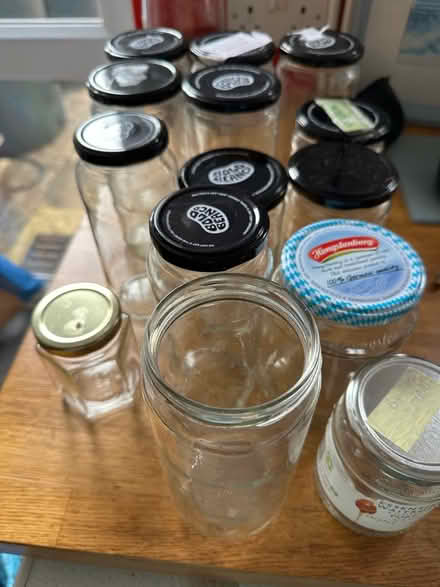 Photo of free Glass jars most all with lids (Trumpsgreen GU25) #2