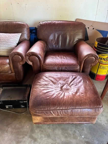 Photo of free 3 pc. Leather Furniture (Saratoga Woods) #2