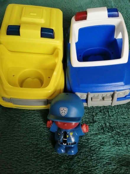 Photo of free Ambulance! Police vehicle & figure (Worcester) #1