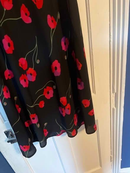 Photo of free Dancing Leopard Black Floral Midi Skirt. Size 12. (Southsea PO4) #3