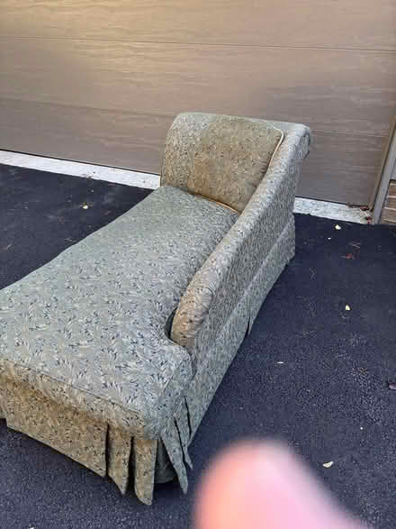 Photo of free Green chaise lounge (Glen Rock, NJ) #2