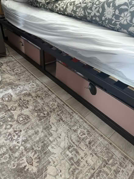 Photo of free Single metal bed with headboard (Bromley BR2) #3
