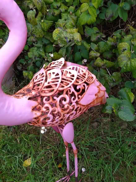 Photo of free Pink Flamingo Garden Ornament (Marcham OX13) #2