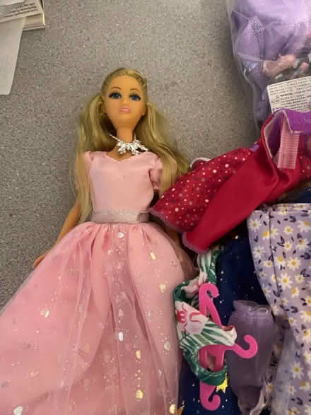 Photo of free Barbie type doll and clothes (Long ditton) #2