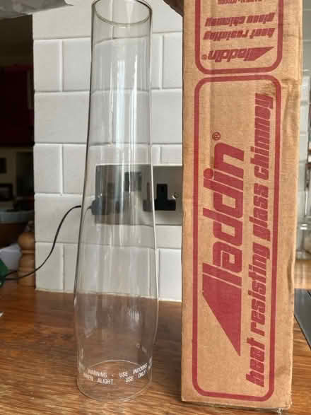 Photo of free Aladdin heat resisting glass chimney (Dore S17) #1