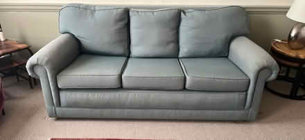 Photo of free Teal blue sofa (St Albans) #1