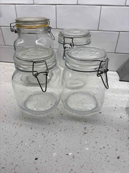Photo of free Glass storage jars and bottles (Boxmoor, Hemel Hempstead) #1
