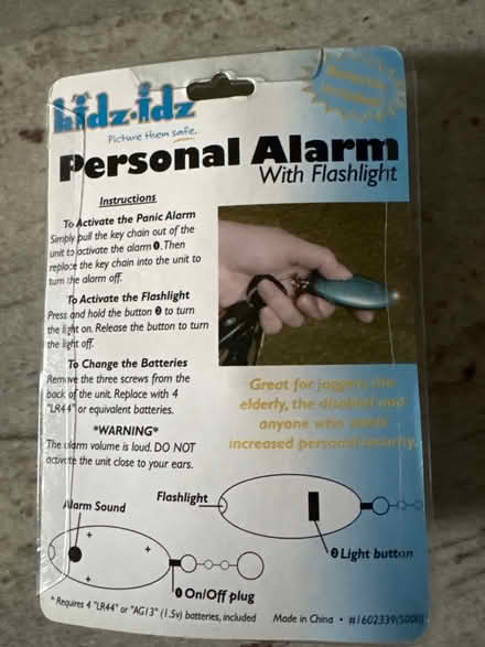 Photo of free Personal alarm with flashlight (Ossining) #2