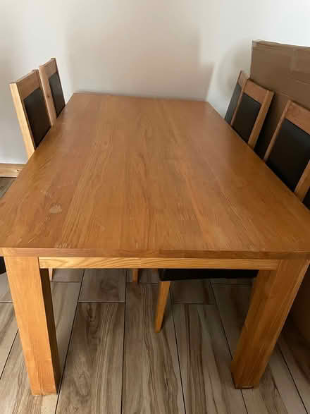 Photo of free Dining table six chairs (Dublin 12 Perrystown) #1