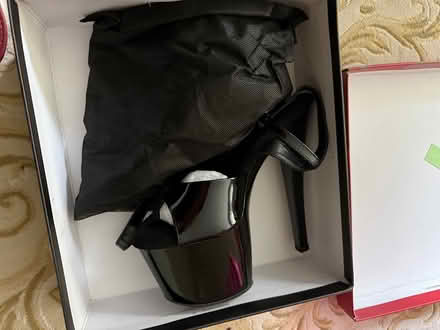 Photo of free New pleaser shoes size 8 black (Chelsea Sw10 9qg) #2