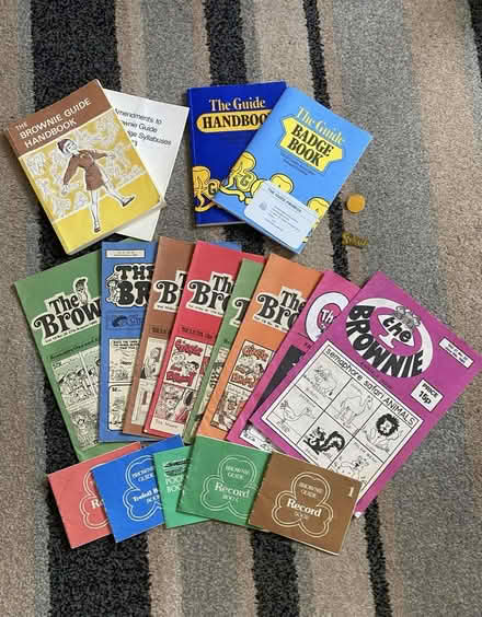 Photo of free Brownie books & pins (Jennetts park RG12) #1