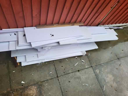Photo of free White plastic boards (Weoley Castle B29) #1