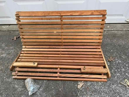 Photo of free Oak porch swing (On north side of Angier) #1