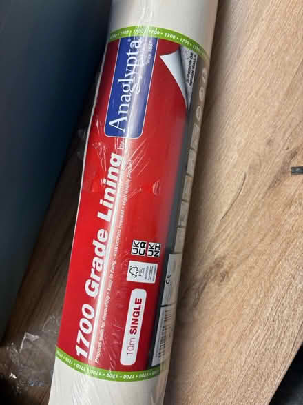 Photo of free Unused 10m roll of grade lining (7 harp lane) #1