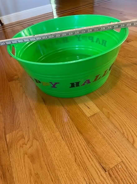 Photo of free Plastic "Happy Halloween" tub (near 280 and Magdalena) #1