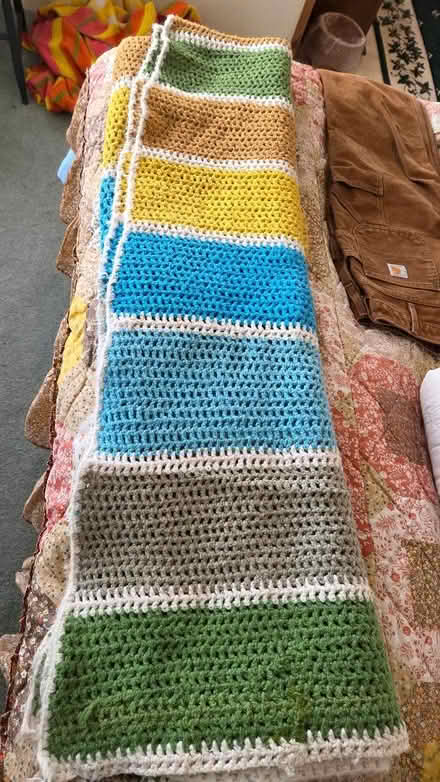 Photo of free crochet throw/blanket (south sunnyvale) #1