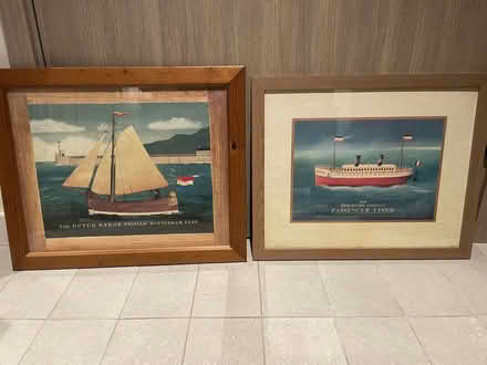 Photo of free 2 Framed boat pictures (Agar Grove N7) #1
