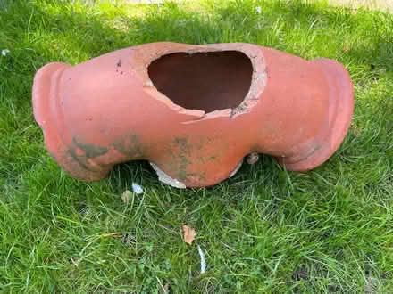 Photo of free Terracotta Pipe Flower Planter (Toddington LU5) #1