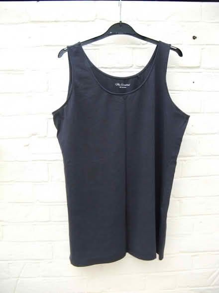 Photo of free 4 black cotton vests Size 22 (Croham CR2) #2