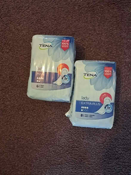 Photo of free TENA lady MAXI & EXTRA PLUS (Harefield SO19) #1