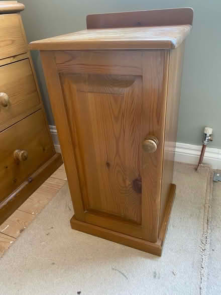 Photo of free One wooden bed side cabinet (Kenilworth CV8) #1