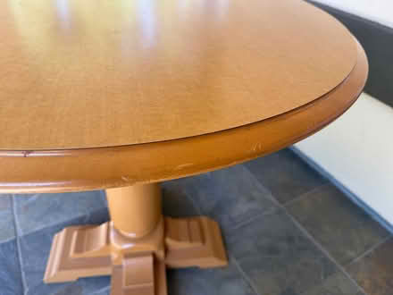 Photo of free Oval indoor dining/kitchen table (Near Rancho San Antonio Park) #3